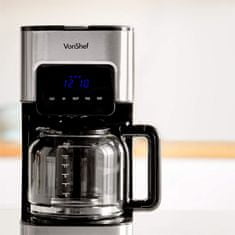 VonShef filter aparat za kavu od nehrđajućeg čelika, 1,5 L