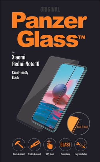PanzerGlass Edge-to-Edge za Xiaomi Redmi Note 10 (8039)