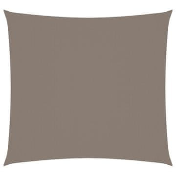 Vidaxl Jedro protiv sunca od tkanine četvrtasto 4 x 4 m smeđe-sivo