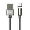 REMAX Gravity RC-095a magnetski USB / USB-C kabel 1M 2.1A crno
