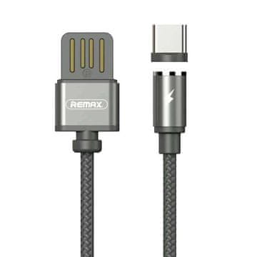 REMAX Gravity RC-095a magnetski USB / USB-C kabel 1M 2.1A crno