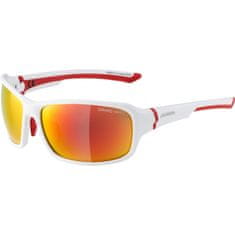 Alpina Sports Lyron sunčane naočale, bijelo-crvene