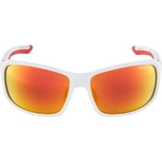 Alpina Sports Lyron sunčane naočale, bijelo-crvene