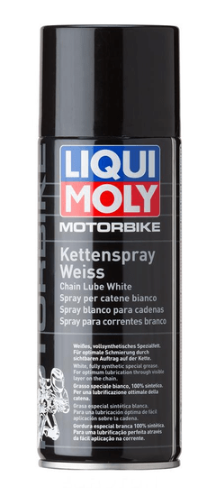 Liqui Moly sprej za lanac Motorbike KettenSpray Weiß, 400 ml