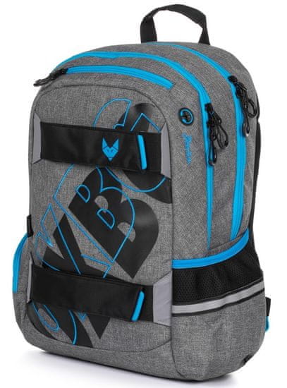 Oxybag OXY Sport GREY LINE blue školski ruksak