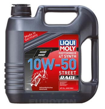 Liqui Moly motorno ulje Motorbike 4T SY.10W50 STR. Race, 4 l