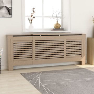 Vidaxl Poklopac za radijator, MDF, 205 cm