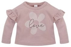 PINOKIO majica za djevojčice Happiness 1-02-2104-410P-RO, 68, ružičasta
