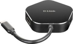 D-LINK 4-u-1 razdjelnik USB-C HDMI i napajanje