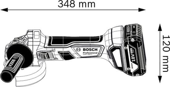 BOSCH Professional GWS 180-LI akum. kutna brusilica (0.601.9H9.020)