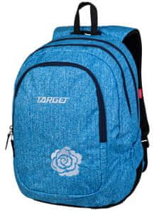 Target 3 Zip Duel ruksak, Bright Denim