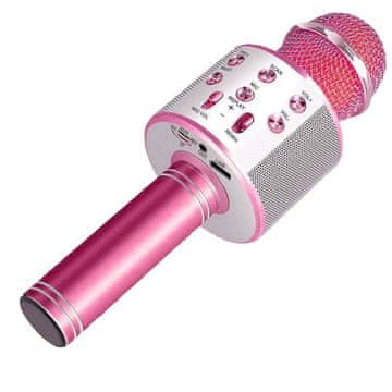 MG Bluetooth Karaoke mikrofon s zvučnikom, ružičasta