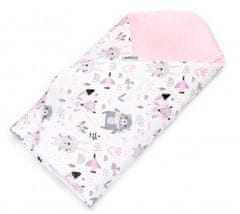 T-tomi deka za brzo umotavanje Velvet, pink bears