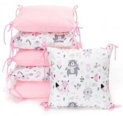 T-tomi jastuk Velvet, pink bears