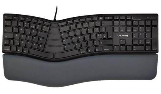 Cherry KC 4500 Ergo tipkovnica, USB, UK HR g., crna