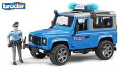 Bruder 2597 Land Rover policijski automobil s figuricom
