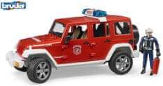 Bruder 2528 Jeep Wrangler vatrogasno vozilo s vatrogascem