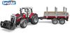 Bruder 2046 Farmer Massey Ferguson traktor s prikolicom