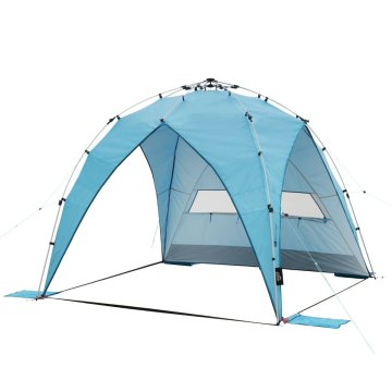 Qeedo suncobran za plažu Quick Coast, svijetlo plava