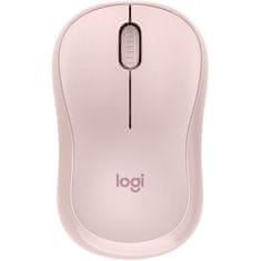 Logitech M220 Silent bežični miš, ružičasti