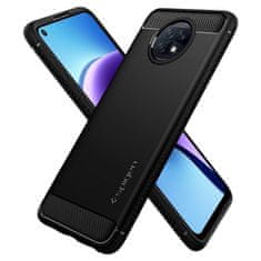Spigen Rugged Armor silikonska maska za Xiaomi Redmi Note 9T 5G, crno