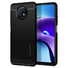 Spigen Rugged Armor silikonska maska za Xiaomi Redmi Note 9T 5G, crno