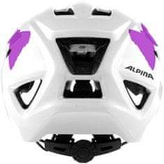 Alpina Sports Pico dječja biciklistička kaciga, bijela, s leptirima, 50 - 55