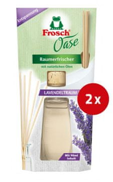 Frosch Oase osvježivač zraka, lavanda, 90 ml, 2 kom