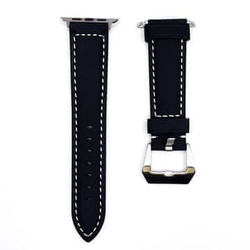 BStrap Leather Lux remen za Apple Watch 42/44/45mm, black