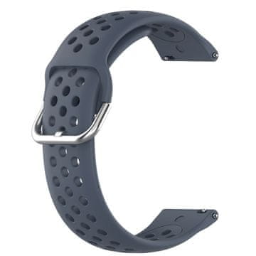 BStrap Silicone Dots remen za Samsung Galaxy Watch 3 45mm, dark gray
