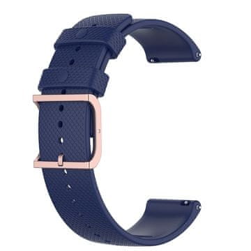 BStrap Silicone Rain remen za Samsung Galaxy Watch 3 41mm, dark blue