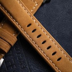 BStrap Leather Lux remen za Apple Watch 38/40/41mm, black/brown