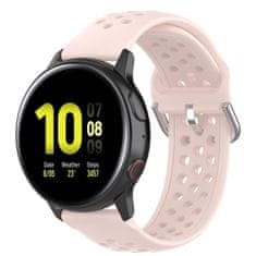 BStrap Silicone Dots remen za Samsung Galaxy Watch 3 41mm, pink