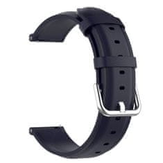 BStrap Leather Lux remen za Samsung Galaxy Watch 3 45mm, zavy blue