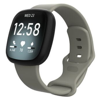 BStrap Silicone (Large) remen za Fitbit Versa 3, gray