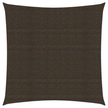 Vidaxl Jedro za zaštitu od sunca 160 g/m² smeđe 2,5 x 2,5 m HDPE