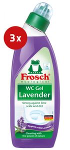  Frosch sredstvo za čišćenje wc školjke, lavanda, 3 x 750 ml