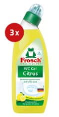 Frosch sredstvo za čišćenje wc školjke, limun, 3 x 750 ml