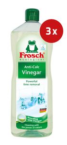  Frosch Anti-Calc sredstvo za čišćenje, ocat, 3 x 1L