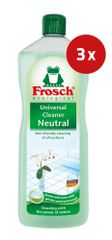 Frosch univerzalno sredstvo za čišćenje, Neutral, 3 x 1L