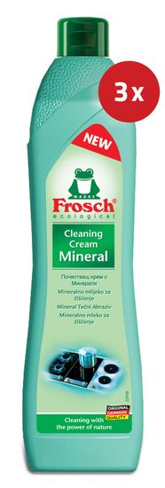 Frosch Cleaning Cream sredstvo za čišćenje Mineral, 3 x 500 ml