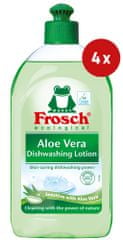 Frosch gel za pranje posuđa Aloe Vera, 4 x 500 ml