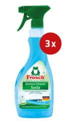 Frosch sredstvo za čišćenje s aktivnom sodom, 3 x 500 ml