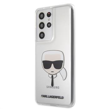 Karl Lagerfeld maskica PC/TPU Head za Samsung Galaxy S21 Ultra KLHCS21LKTR, prozirna