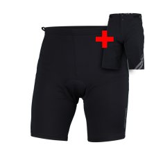 Northfinder Resmunsy3 muške biciklističke hlače, crne, XL
