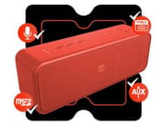 Forever BLIX 10 Bluetooth zvučnik, BS-850, 10W, TWS, IPX7, crvena