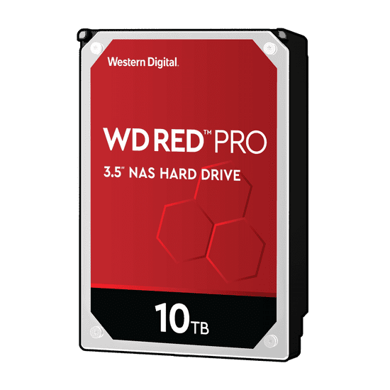 Western Digital Red Pro tvrdi disk, 10 TB, SATA3, 7200 rpm, 256 MB (WD102KFBX)