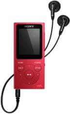 NW-E394L MP3 player 8 GB, crvena