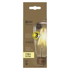 EMOS LED žarulja Vintage ST64 4W E27 WW +