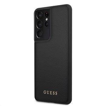 Guess Iridescent zaštitna maskica za Samsung Galaxy S21 Ultra (GUHCS21LIGLBK), crna